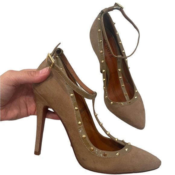 Schutz Studded Heels - Picture 3 of 10